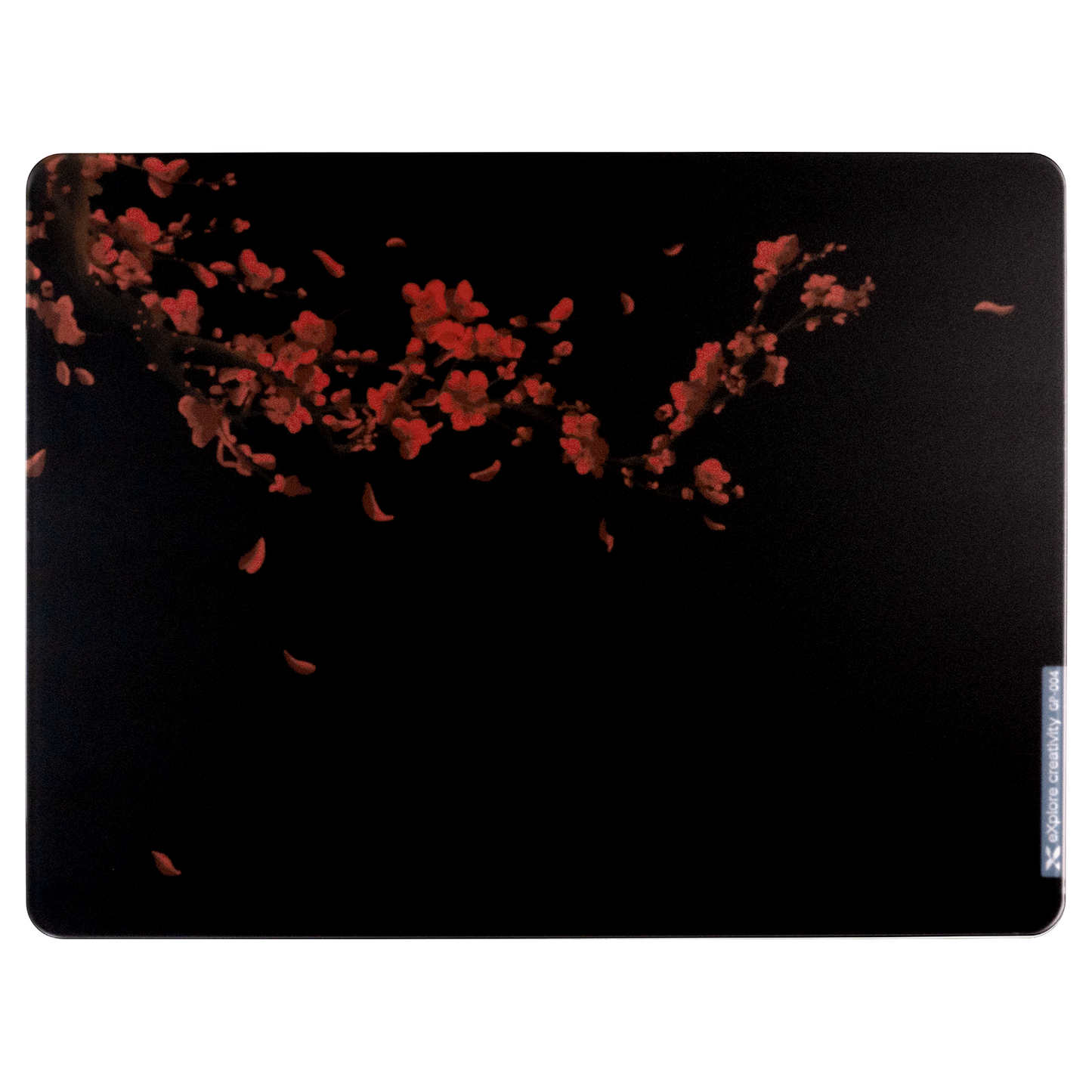 XVX Space Pad Glass Gaming Mouse Pad with Anti-Slip Rubber Base