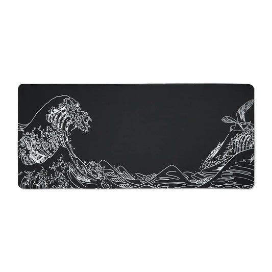 XVX Kanagawa Outline Themed Large Desk Mat