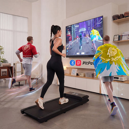 DeerRun Z20 Foldable Walking Pad Treadmill – Ultra Compact with LED Display