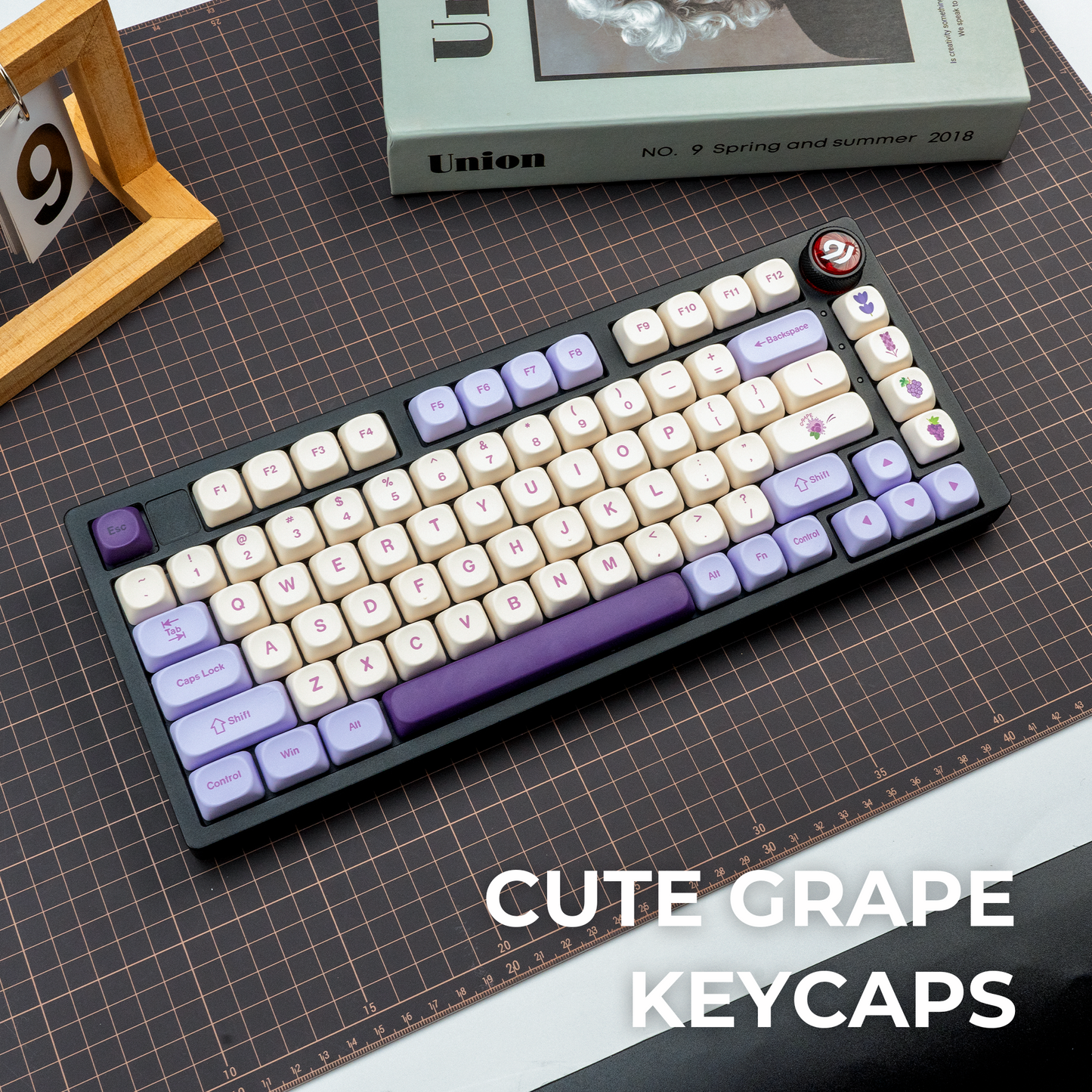 XVX Purple Grapes MOA Profile Dye-Sublimation 143-Key PBT Keycap Set