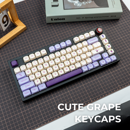 XVX Purple Grapes MOA Profile Dye-Sublimation 143-Key PBT Keycap Set