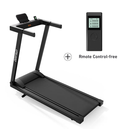 DeerRun All-New 2026 A1 Pro Move+ Smart Foldable Treadmill with 6% Incline & NFC | 350 lbs, 10 mph, Black