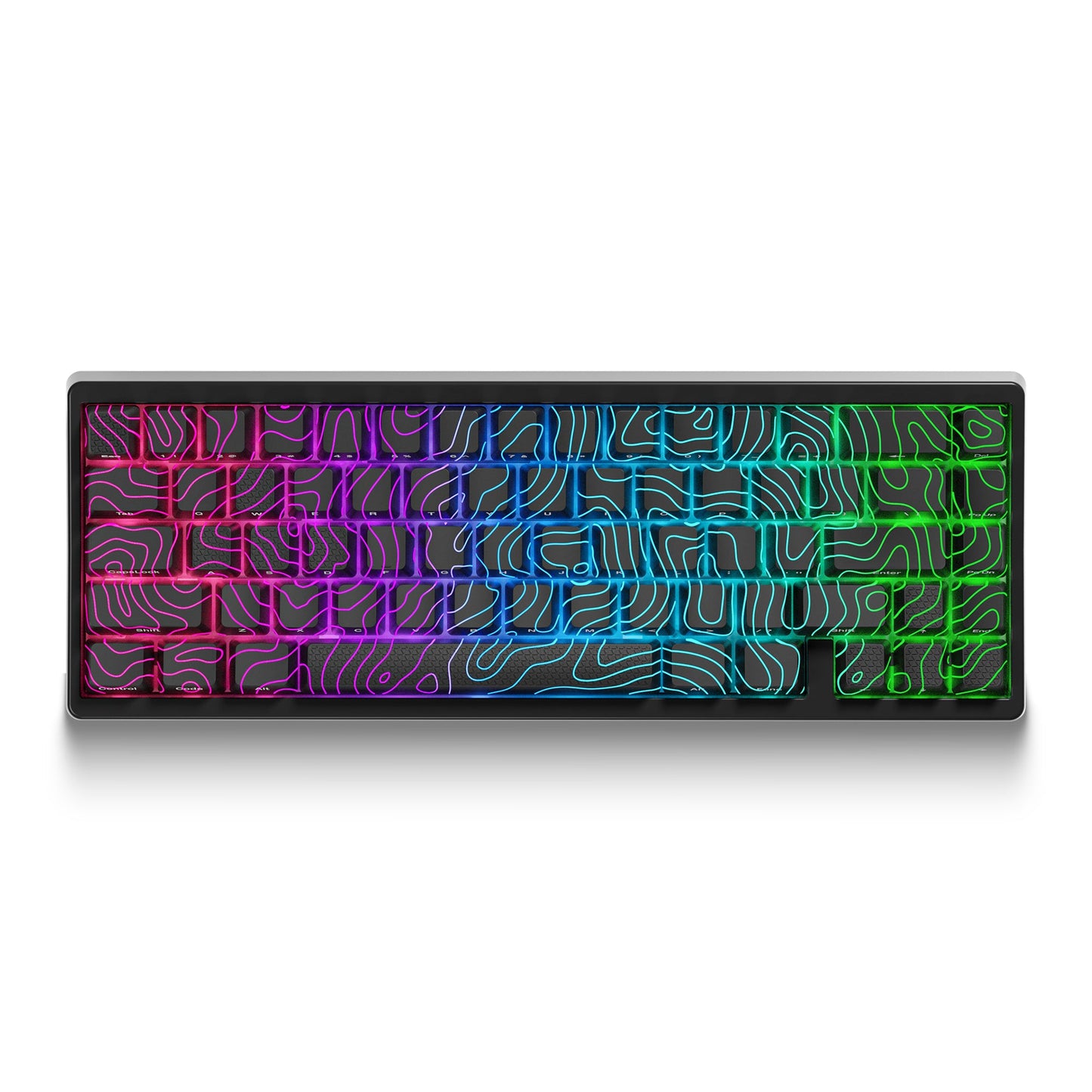 XVX M67 JadeStone Interstellar Black Tri-Mode RGB Mechanical Keyboard