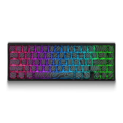 XVX M67 JadeStone Interstellar Black Tri-Mode RGB Mechanical Keyboard