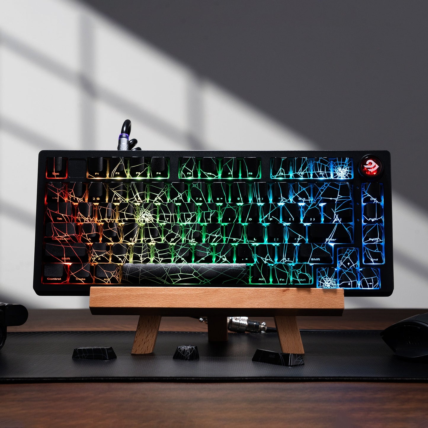 XVX Spider Web OEM Profile IMD-Tech Keycap Set
