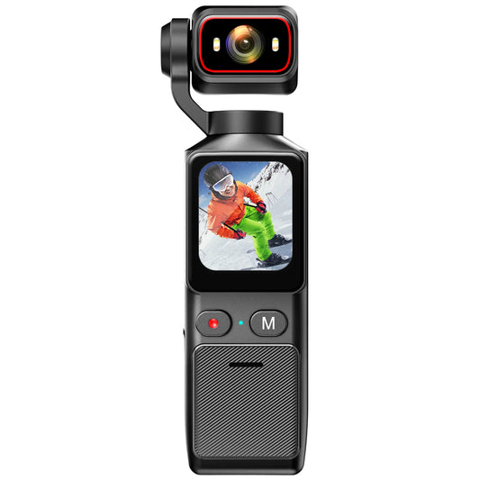 4K Pocket Camera, 64GB Memory Card, Pocket POV Camera, Bodycam, Vlogging Camera,Pocket Camera, Video and Audio Recording Camera, 270° Motorized Rotating Lens, EIS Stabilization for Travel,