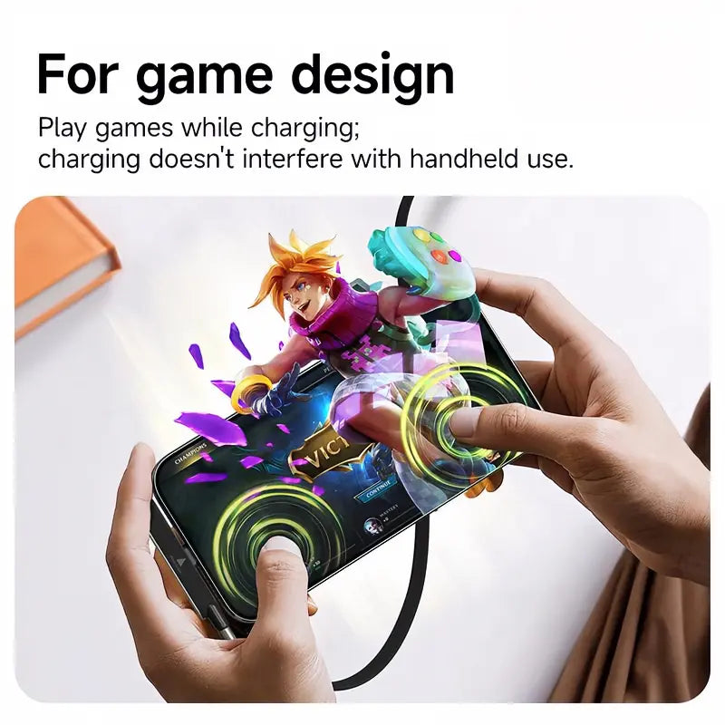 Experience Unmatched Convenience with the 240W Supercharge 2-In-1 Detachable Type-C Charging Cable – Perfect for Apple Devices, Gaming, and On-the-Go Use!
