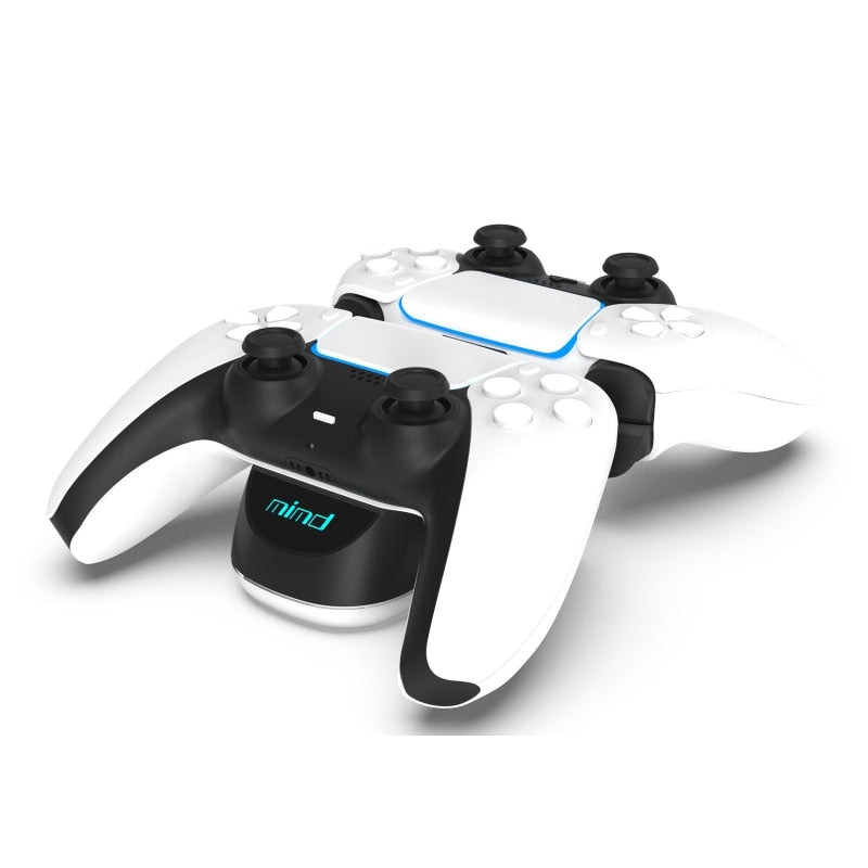 Effortlessly Charge Your PS5 Controllers with the Dual Charge Dock - Fast & Convenient!