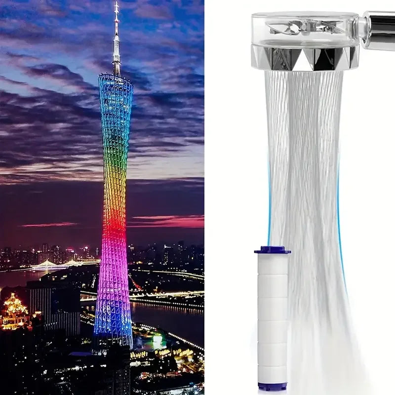 Transform Your Shower Experience with the 360° Rotating High Pressure Water Saving Handheld Shower Head