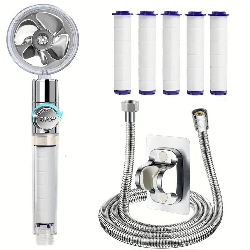 Transform Your Shower Experience with the 360° Rotating High Pressure Water Saving Handheld Shower Head