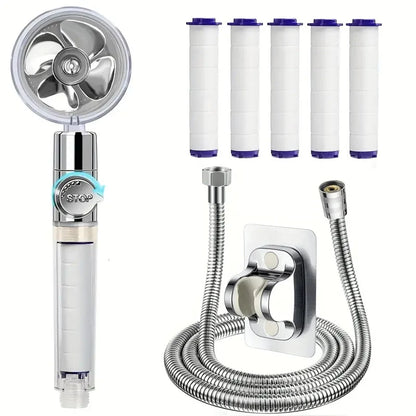 Transform Your Shower Experience with the 360° Rotating High Pressure Water Saving Handheld Shower Head