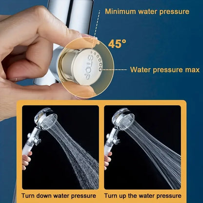 Transform Your Shower Experience with the 360° Rotating High Pressure Water Saving Handheld Shower Head