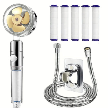 Transform Your Shower Experience with the 360° Rotating High Pressure Water Saving Handheld Shower Head