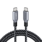 Anker Prime USB-C to USB-C Cable (240W, Upcycled-Braided)