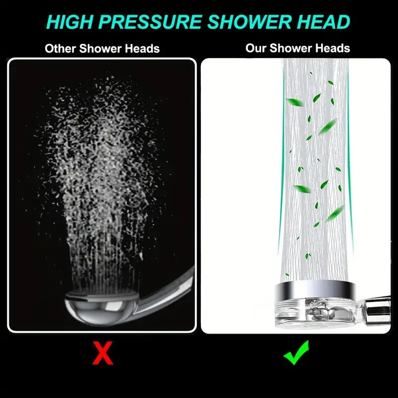 Transform Your Shower Experience with the 360° Rotating High Pressure Water Saving Handheld Shower Head