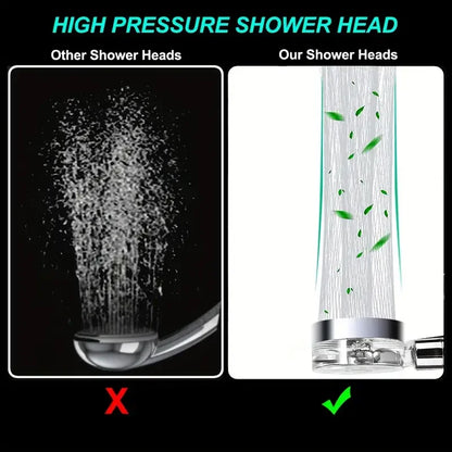 Transform Your Shower Experience with the 360° Rotating High Pressure Water Saving Handheld Shower Head