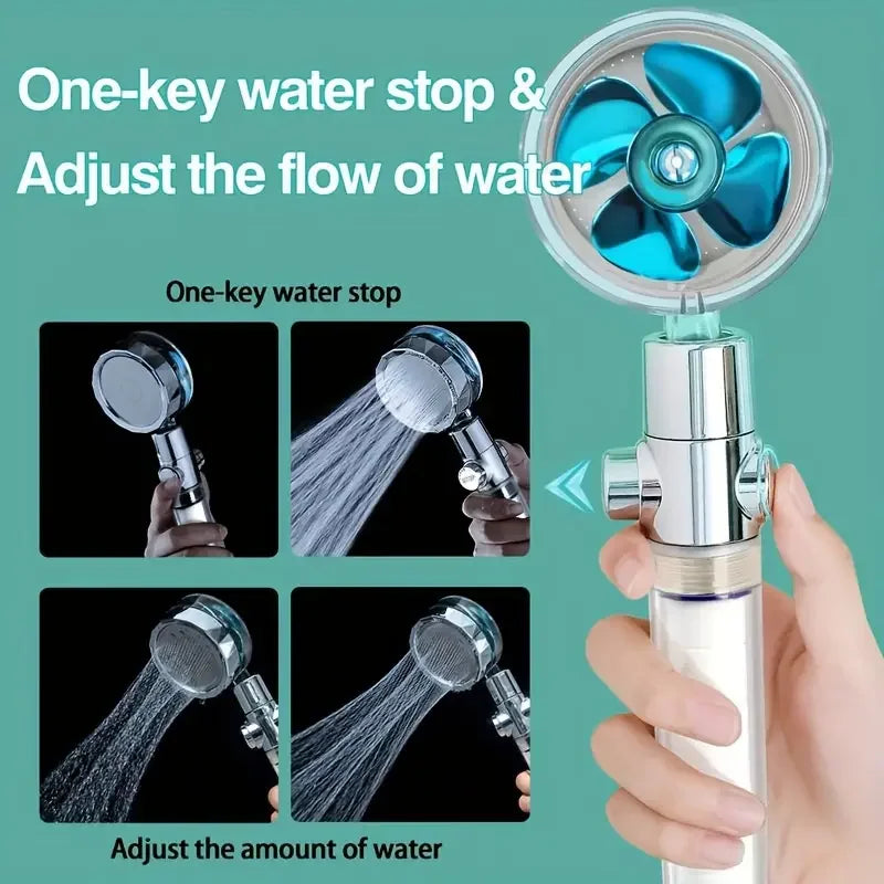 Transform Your Shower Experience with the 360° Rotating High Pressure Water Saving Handheld Shower Head