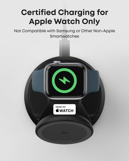 Anker MagGo Wireless Charging Station (3-in-1, Dock Stand)