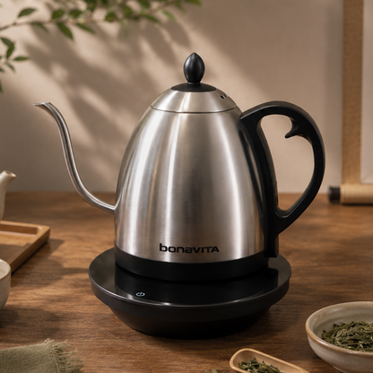 Bonavita Cosmopolitan 1.0L Gooseneck Precision Temperature Electric Kettle