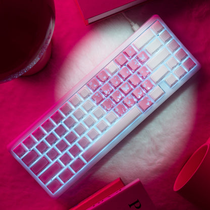 XVX FlutterBloom Heart Layout 21-Key IMD-Tech Keycap Set