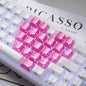 XVX FlutterBloom Heart Layout 21-Key IMD-Tech Keycap Set