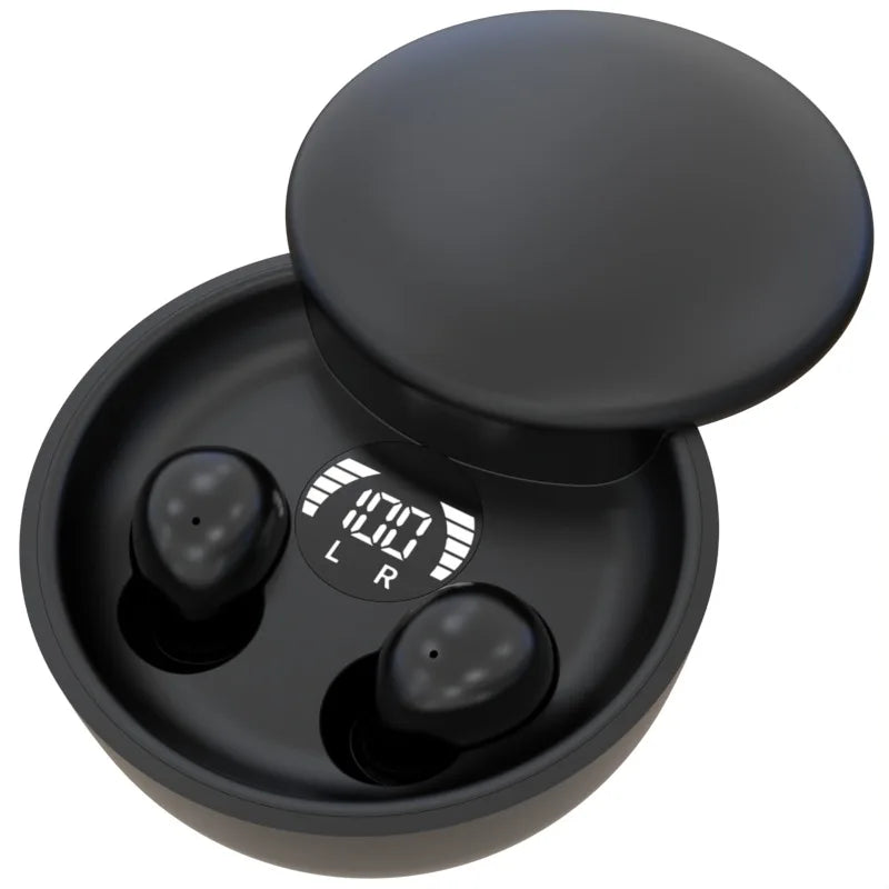 Experience Unmatched Sound Quality with SK26 TWS Wireless Bluetooth 5.4 Earbuds - Invisible Sleep Earphones with Mic and Noise Cancellation