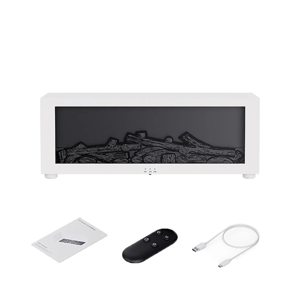 Transform Your Space with Our Flame Aroma Humidifier – Essential Oil Diffuser with Night Light for Ultimate Relaxation