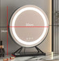 Illuminate Your Beauty with the 3-in-1 Lighted Vanity Makeup Mirror - 15X Magnification, Smart Touch Control & 360° Rotation