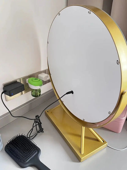 Illuminate Your Beauty with the 3-in-1 Lighted Vanity Makeup Mirror - 15X Magnification, Smart Touch Control & 360° Rotation