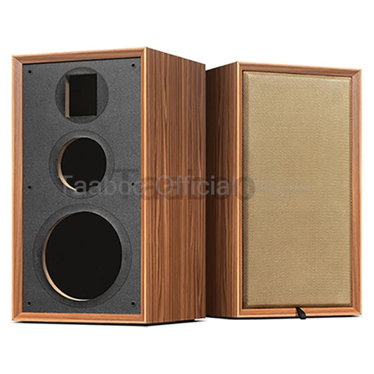 Transform Your Sound Experience with the 8 Inch Three-Way Wooden Bookshelf Speaker Box - Perfect for DIY HiFi Audio Enthusiasts!