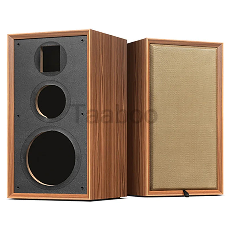 Transform Your Sound Experience with the 8 Inch Three-Way Wooden Bookshelf Speaker Box - Perfect for DIY HiFi Audio Enthusiasts!