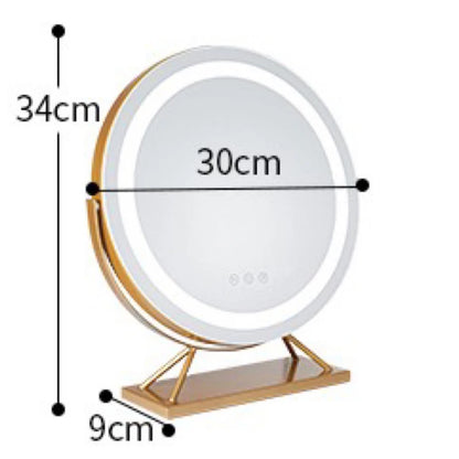 Illuminate Your Beauty with the 3-in-1 Lighted Vanity Makeup Mirror - 15X Magnification, Smart Touch Control & 360° Rotation