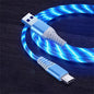 Illuminate Your Charging Experience with the 5A Fast Charging Flow Luminous USB Type C Cable - Perfect for Samsung, Xiaomi, and iPhone!