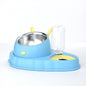 Double Bowl Stainless Steel Carrots Antiskid Pet Feeding Tool Tilt Design Carrot Appearance Dog Bowl For Indoor Pets Products
