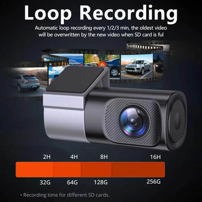 Capture Every Moment with the Wired Wifi Dash Cam 1080P HD - 360° Rotatable Mini Car Camera Featuring Night Vision and 24-Hour Parking Monitor