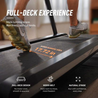DeerRun X20 Incline Home Treadmill with 15% Auto Incline & Full Running Deck | 400 lbs, 11.3 mph
